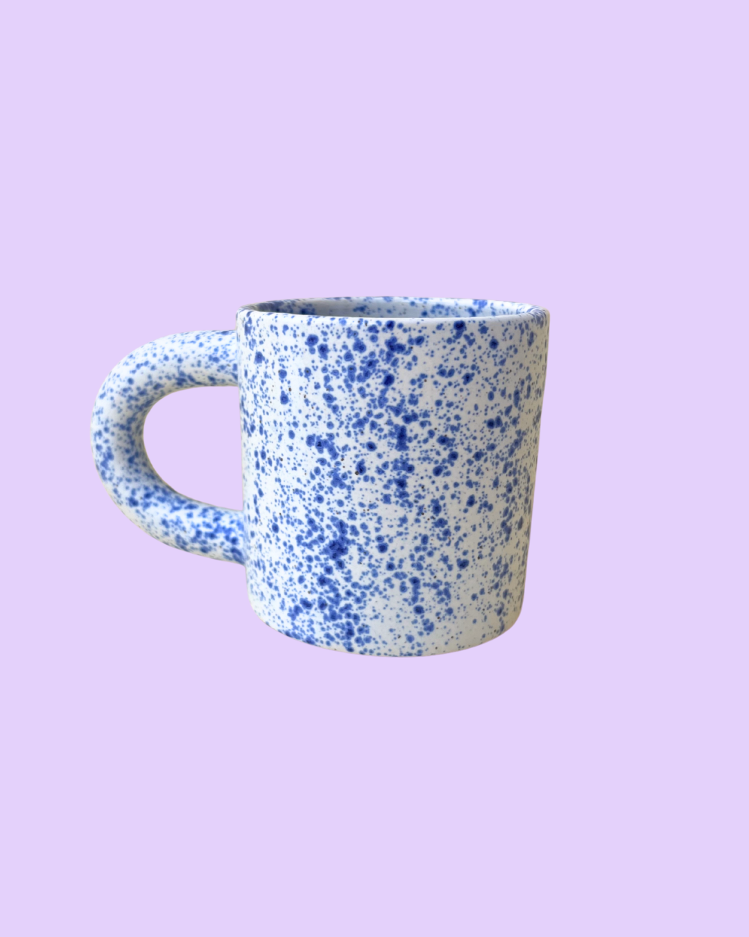 Blue Speckle Chunk Mug