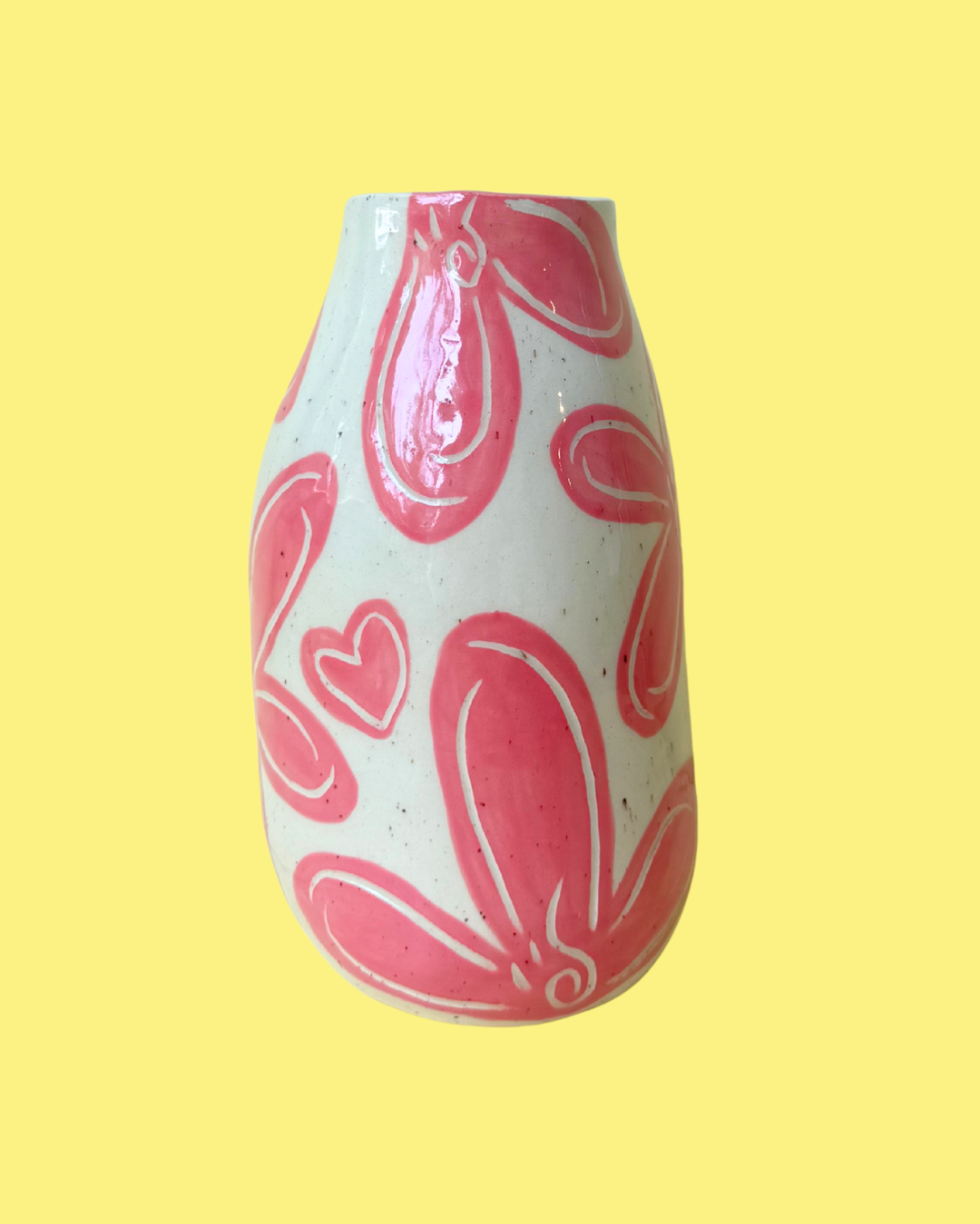 Large Hand-painted Ceramic Vases
