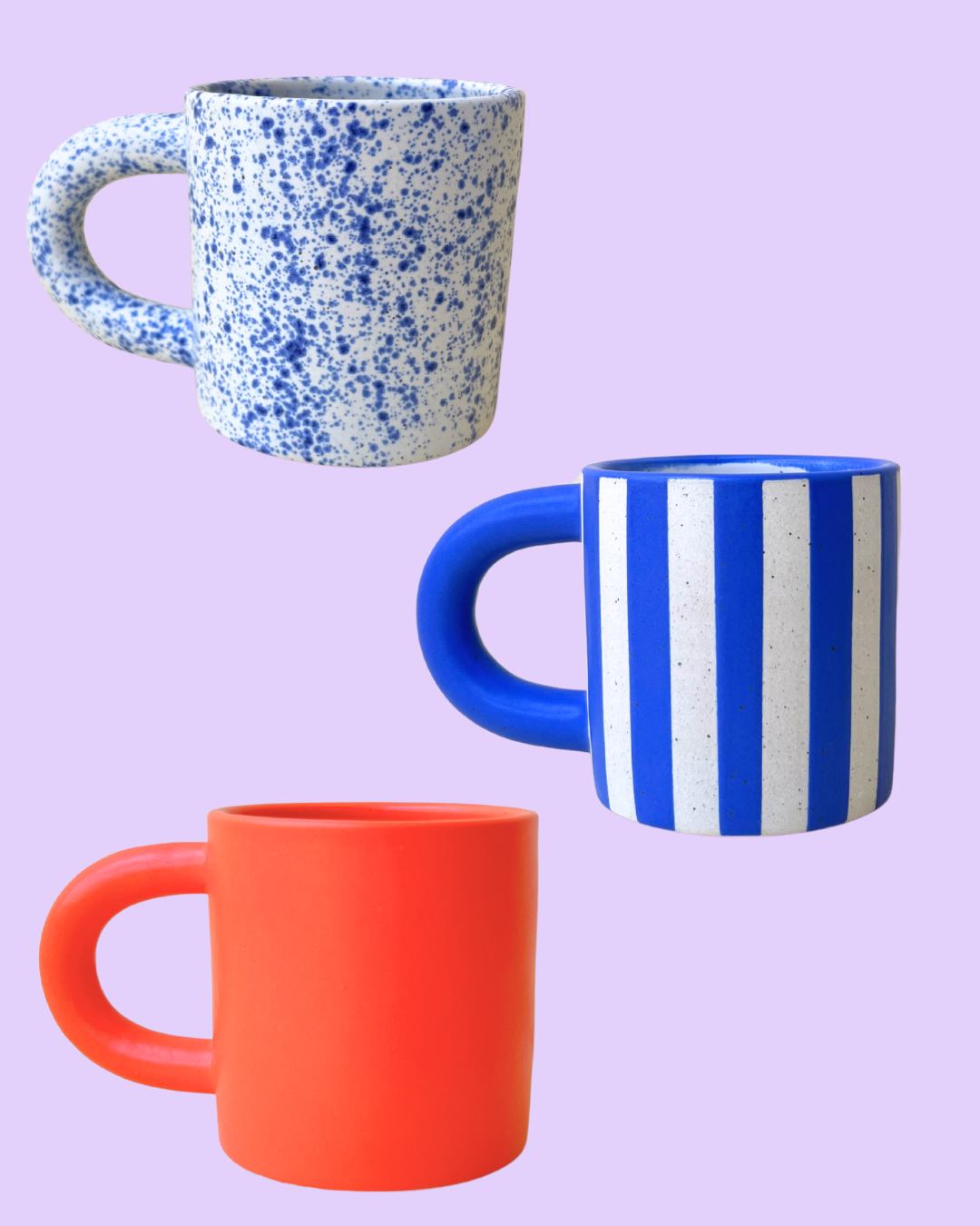 Blue Speckle Chunk Mug