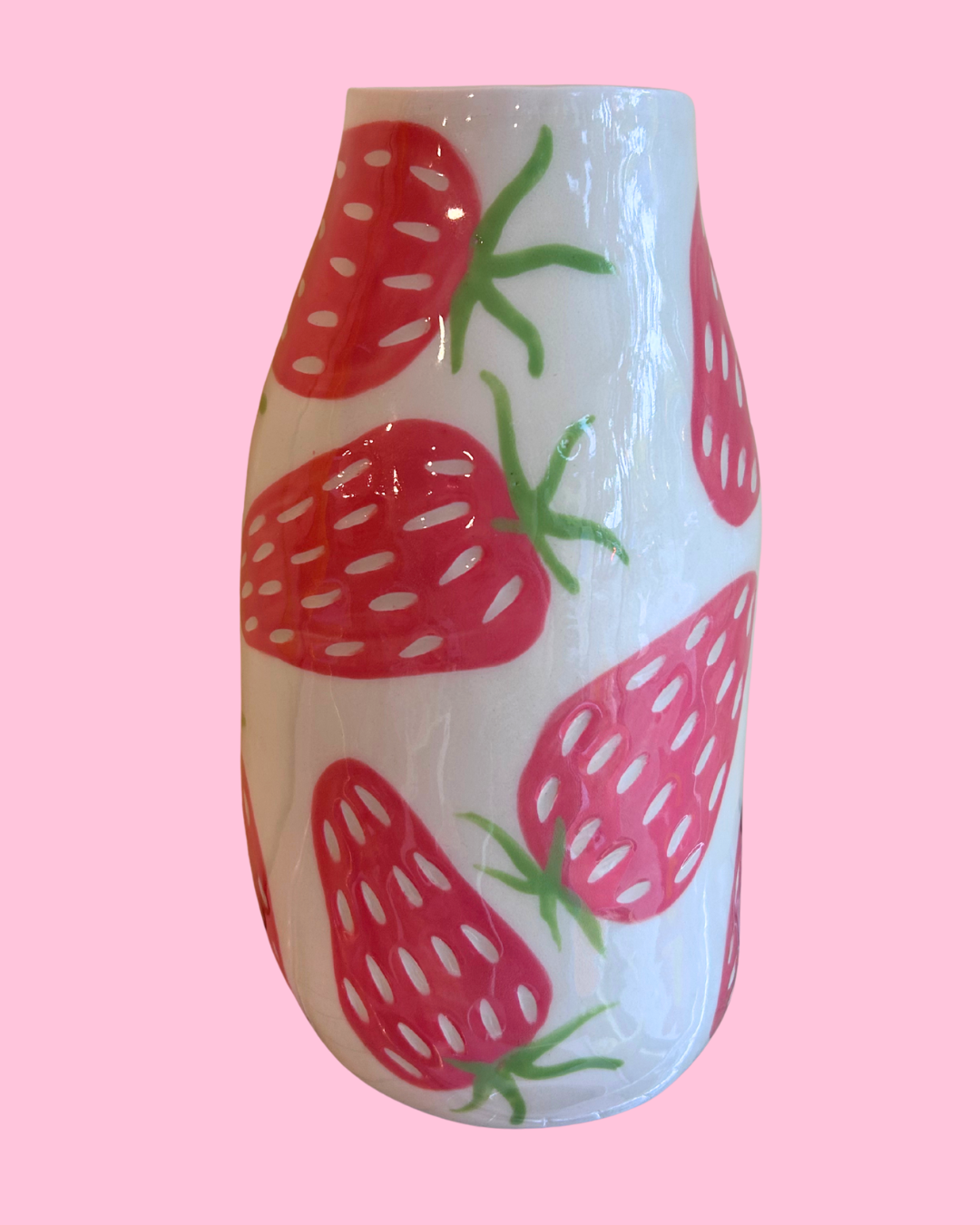 Large Hand-painted Ceramic Vases