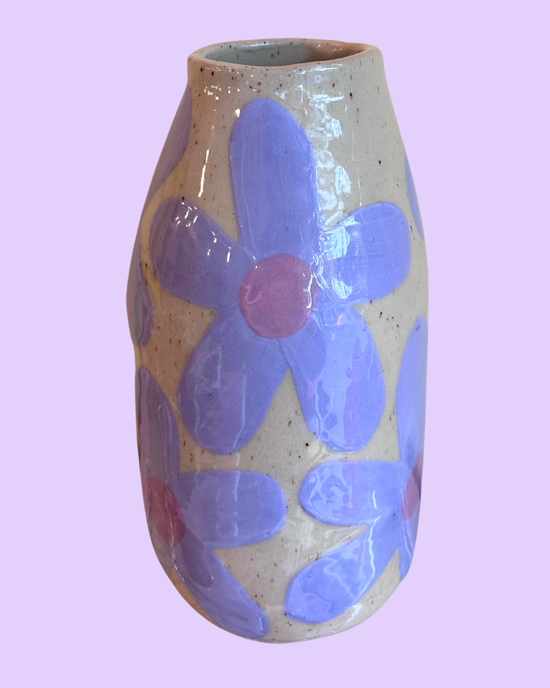 Large Hand-painted Ceramic Vases