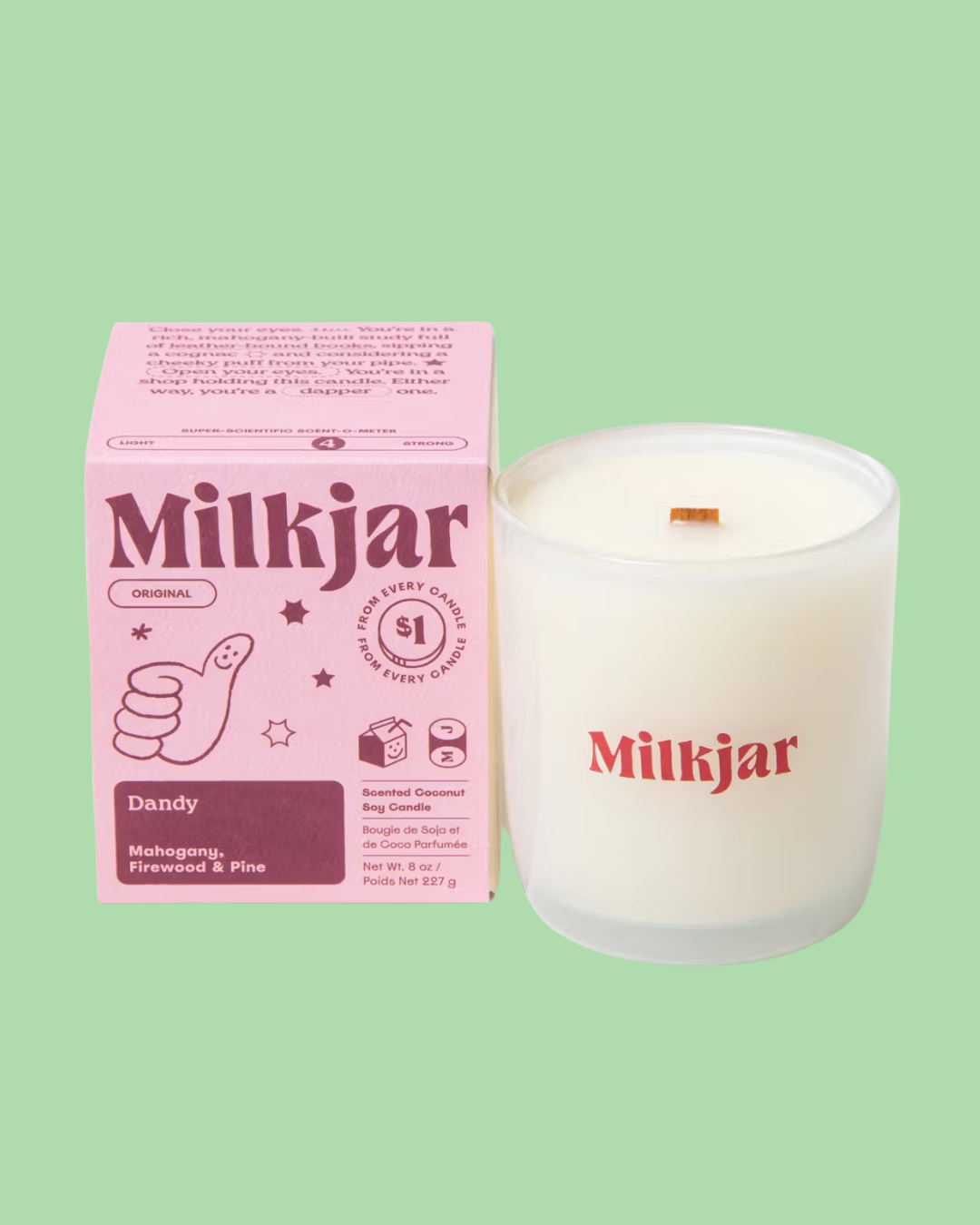 Milk Jar Candles
