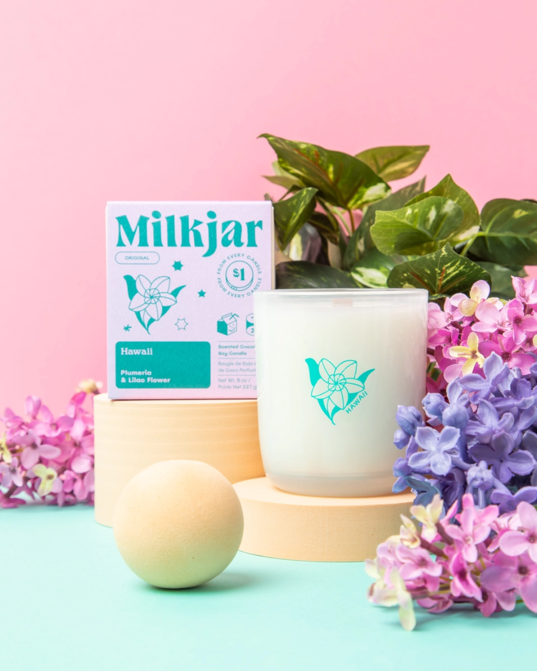 Milk Jar Candles