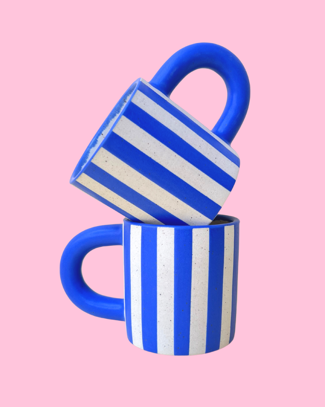 Blue Speckle Chunk Mug