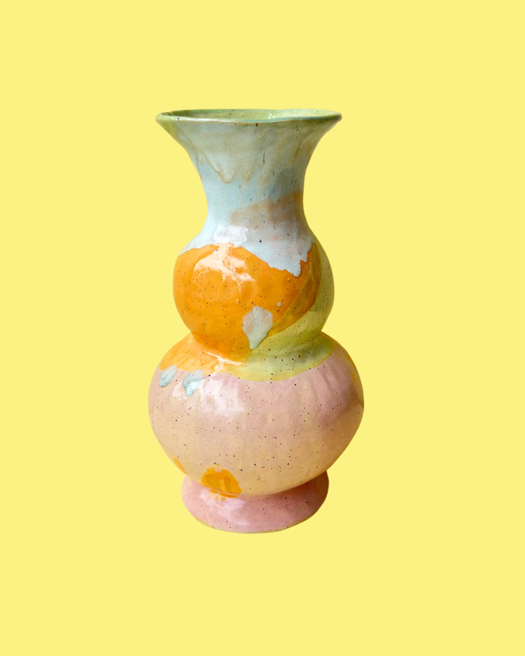 Statement Hand-painted Ceramic Vases