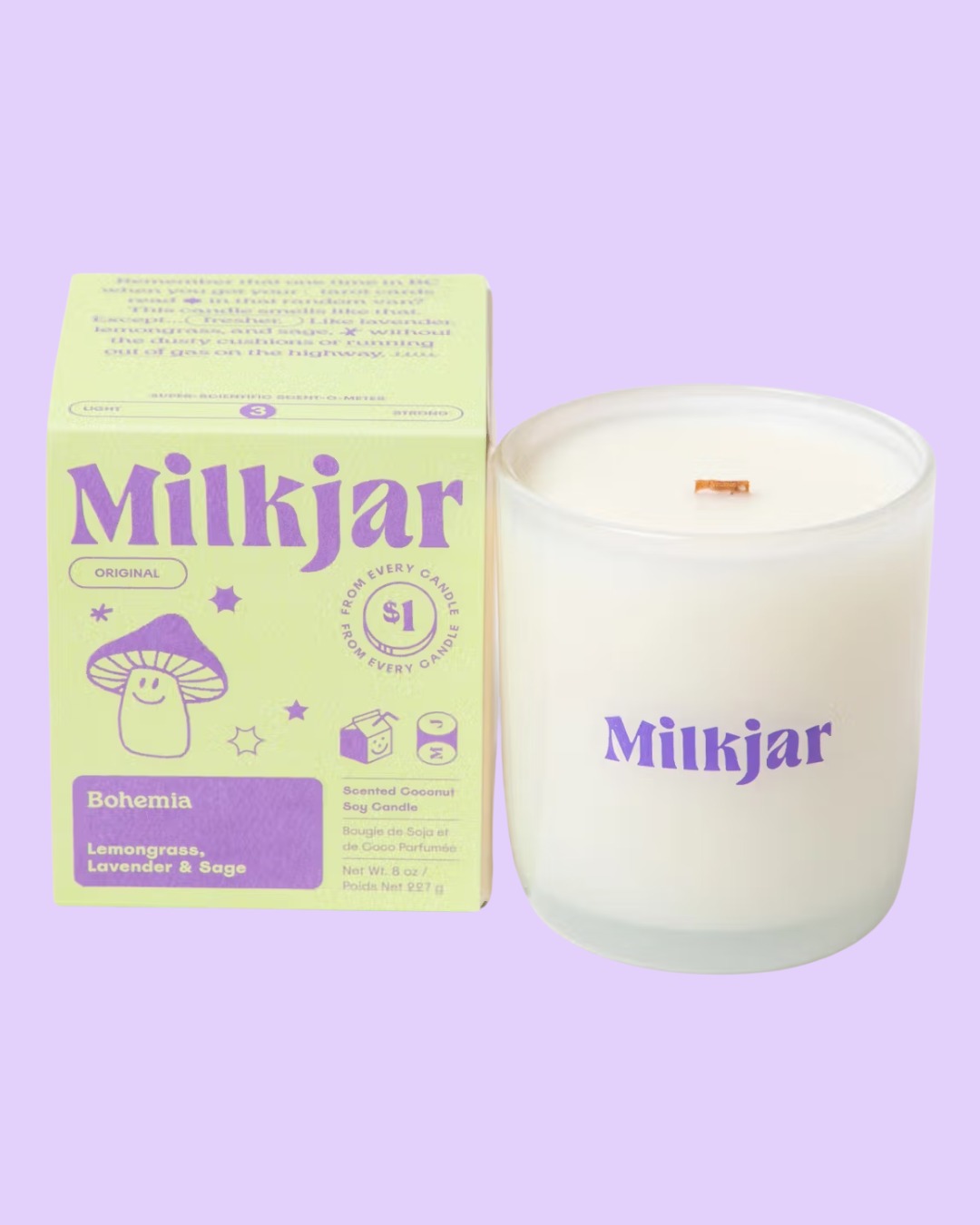 Milk Jar Candles
