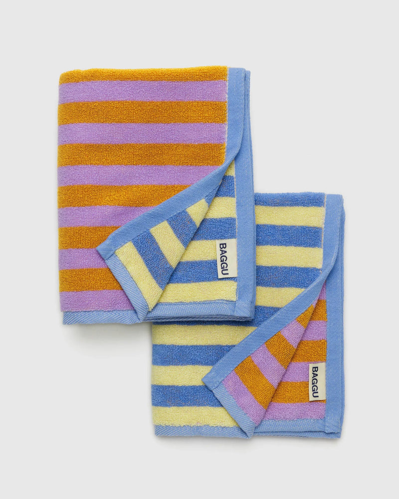Pastel Stripe Hand Towel