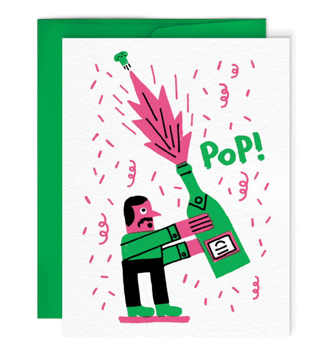 Champagne Greeting Card