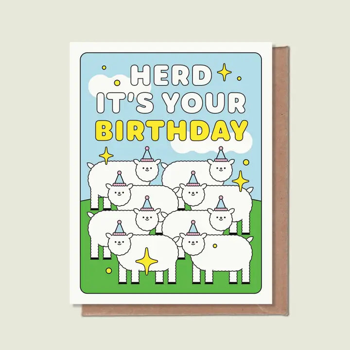 Herd It's Your Birthday Card