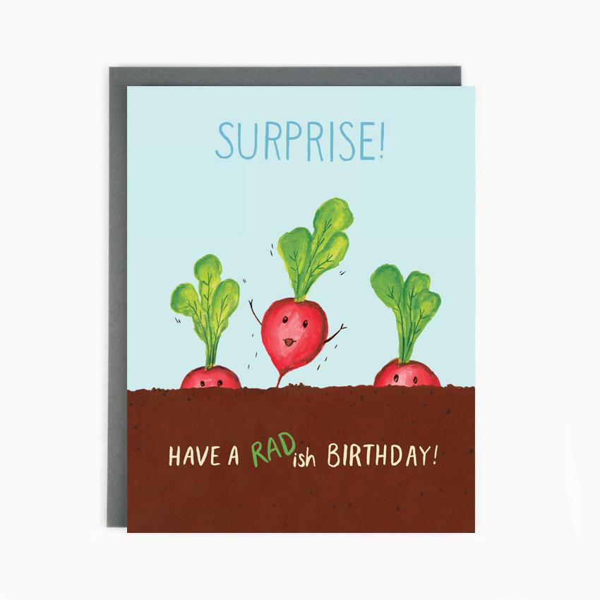 Birthday Radishes Card