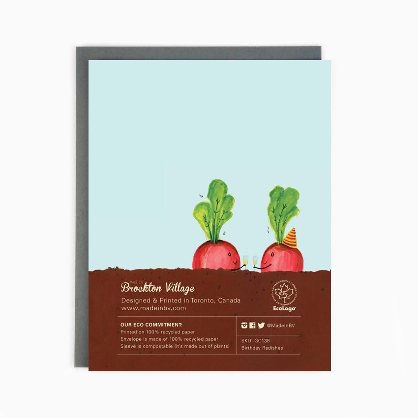 Birthday Radishes Card