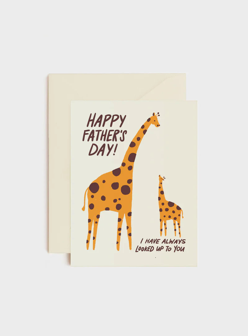 Look Up To Giraffe Card