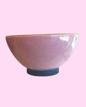 Large Colourful Two Toned Ceramic Bowls