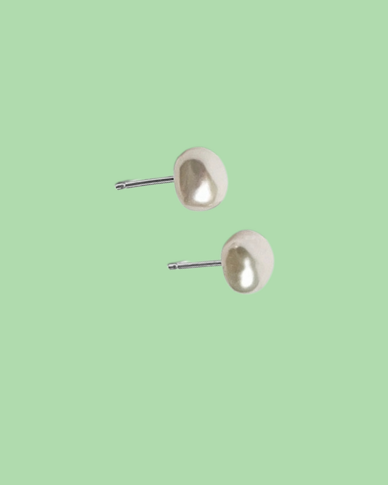 Keshi Pearl Studs