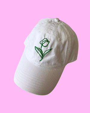 Tulip Embroidered Hat