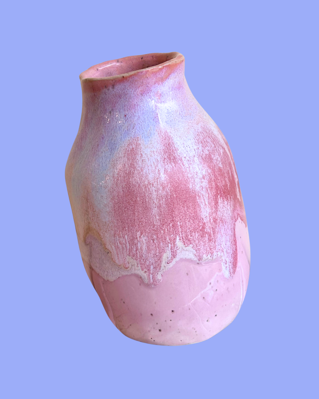 Small Hand-Painted Ceramic Vase