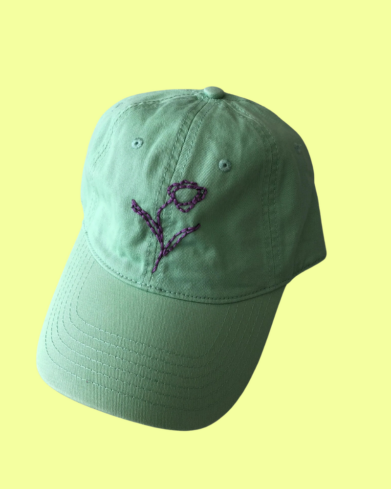 Tulip Embroidered Hat