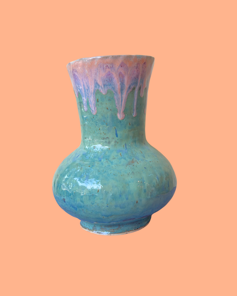 Statement Hand-painted Ceramic Vases