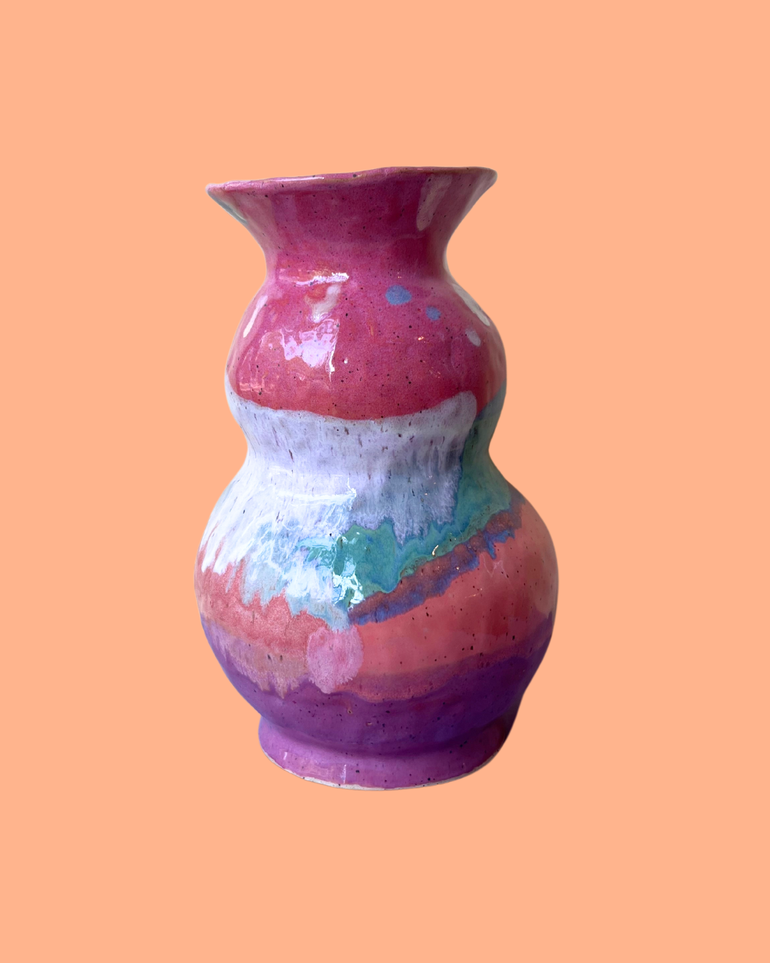 Statement Hand-painted Ceramic Vases