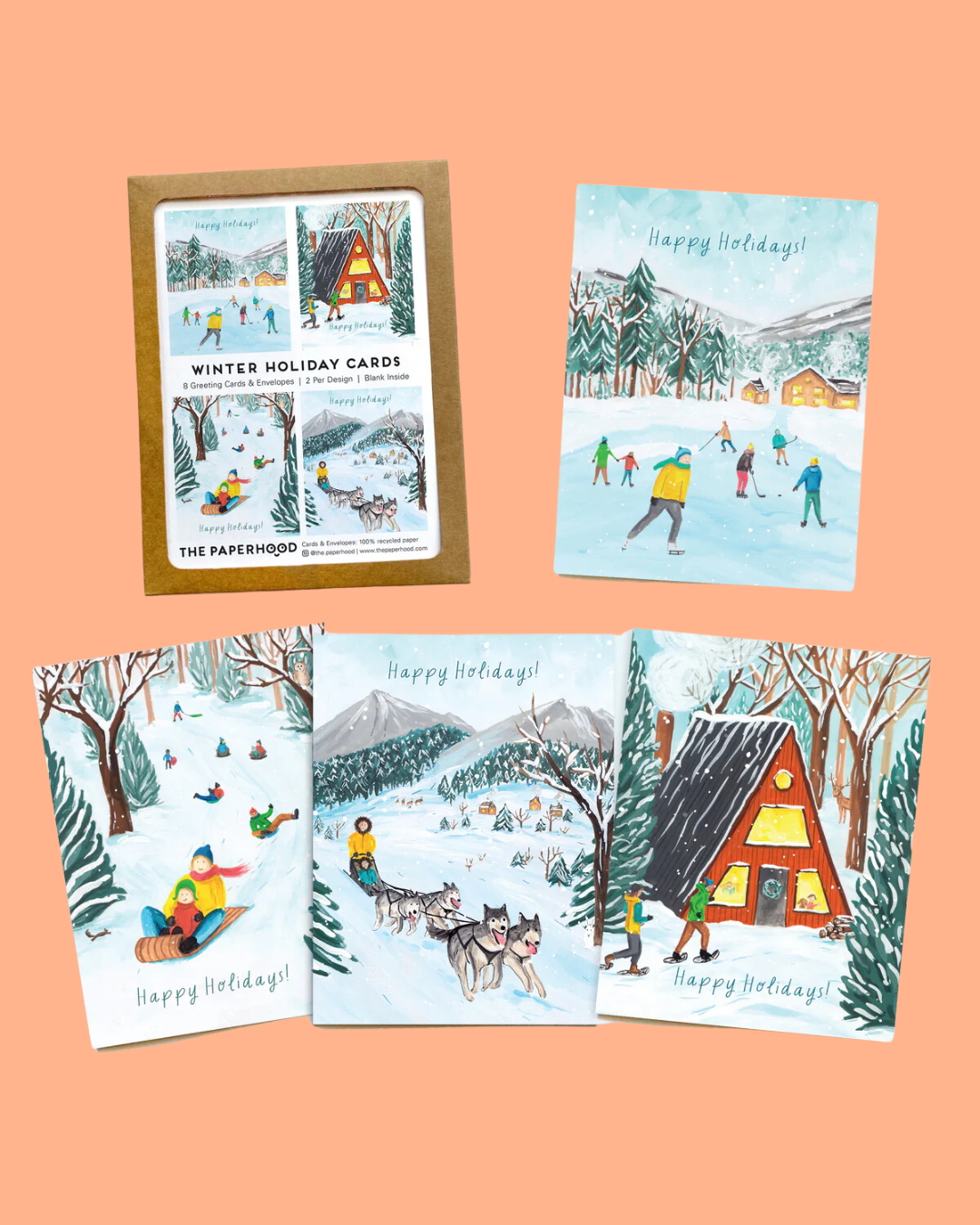 Winter Nature Holiday Card Box Set