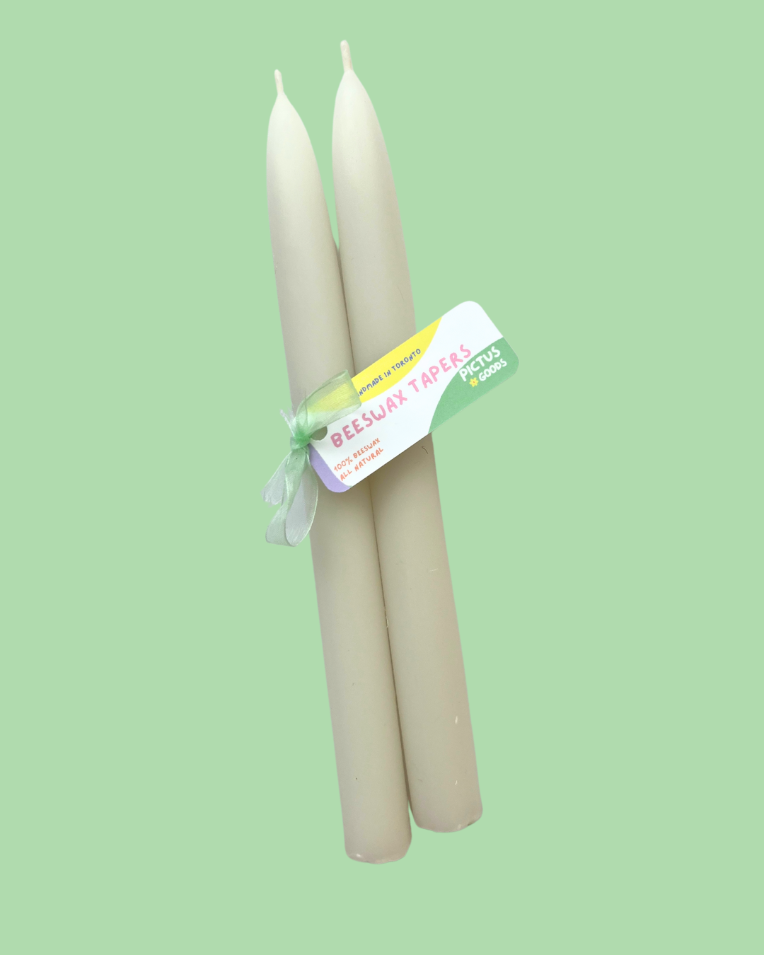 Beeswax Taper Candles