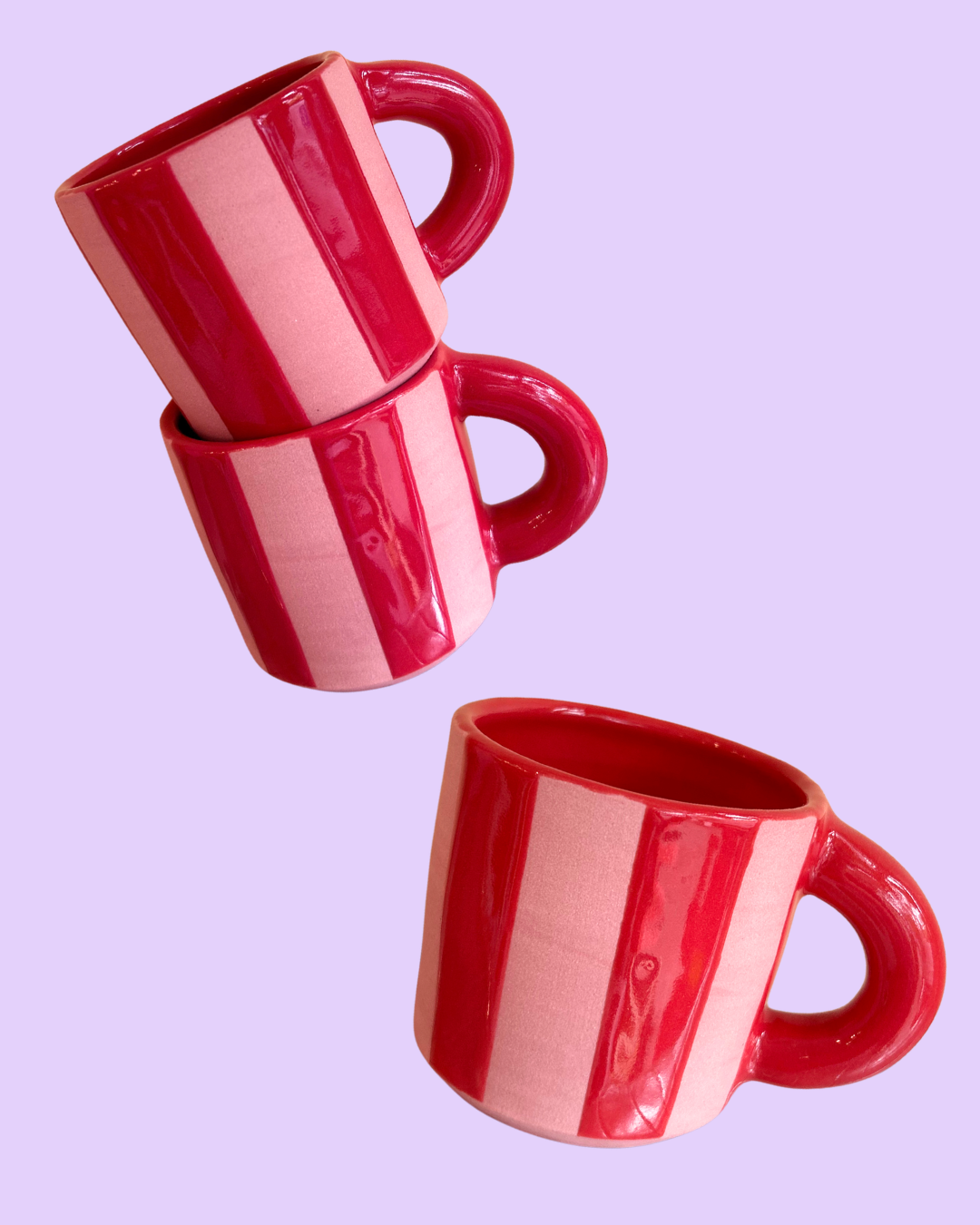 Striped Mugs