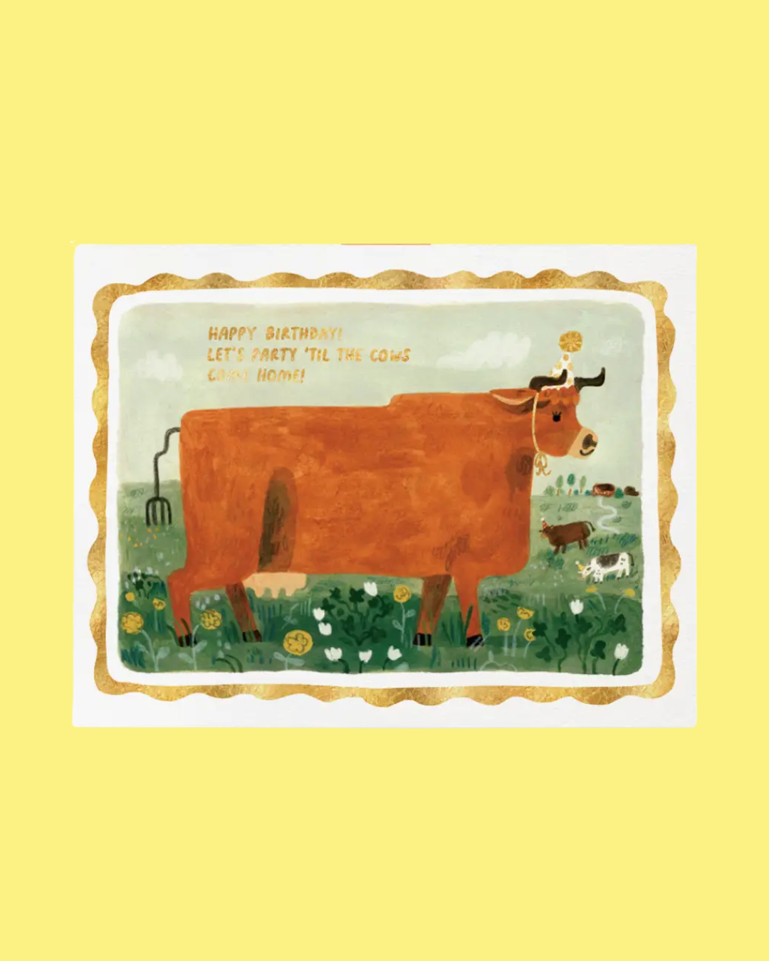 'Til the Cows Come Home Card