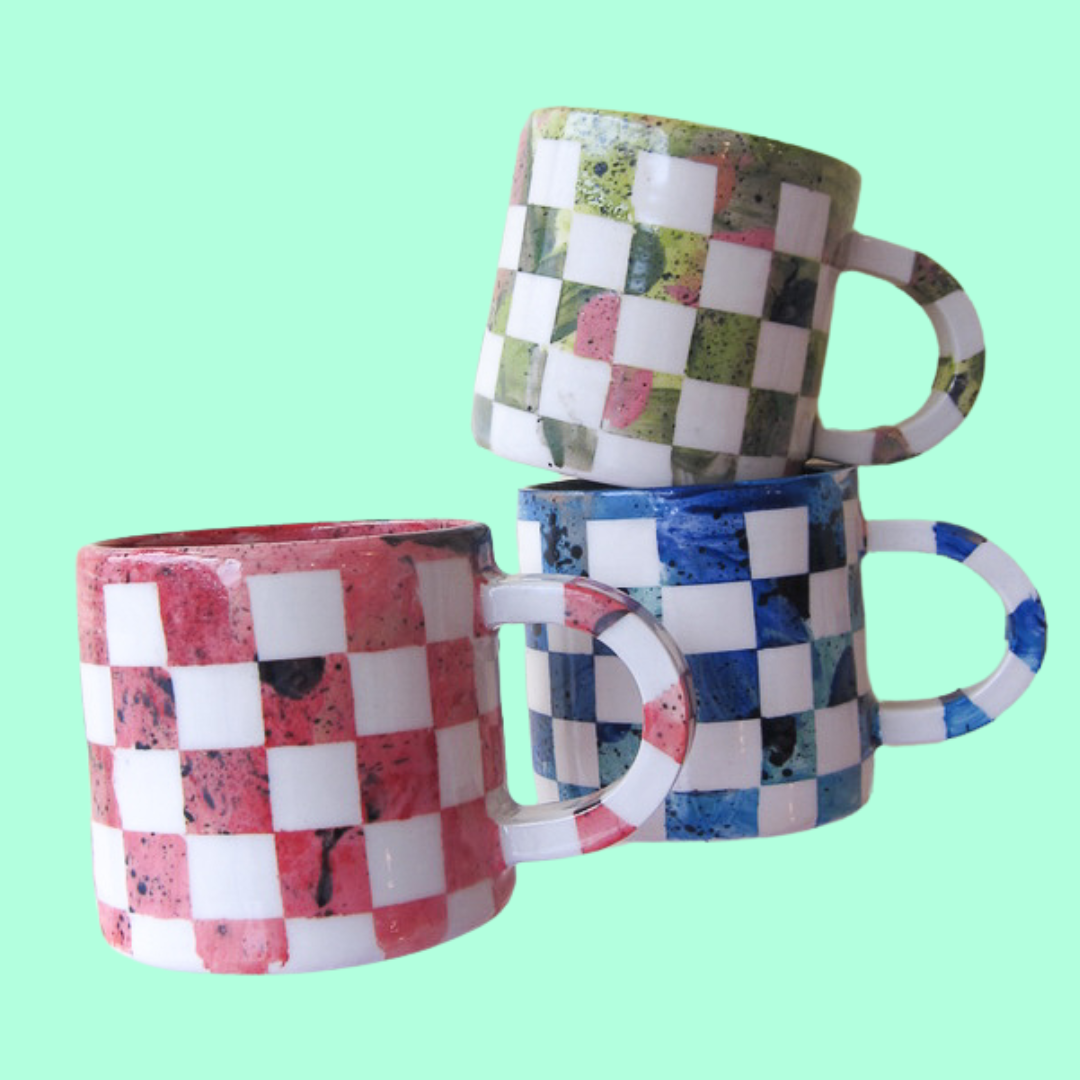 Checkered Mug