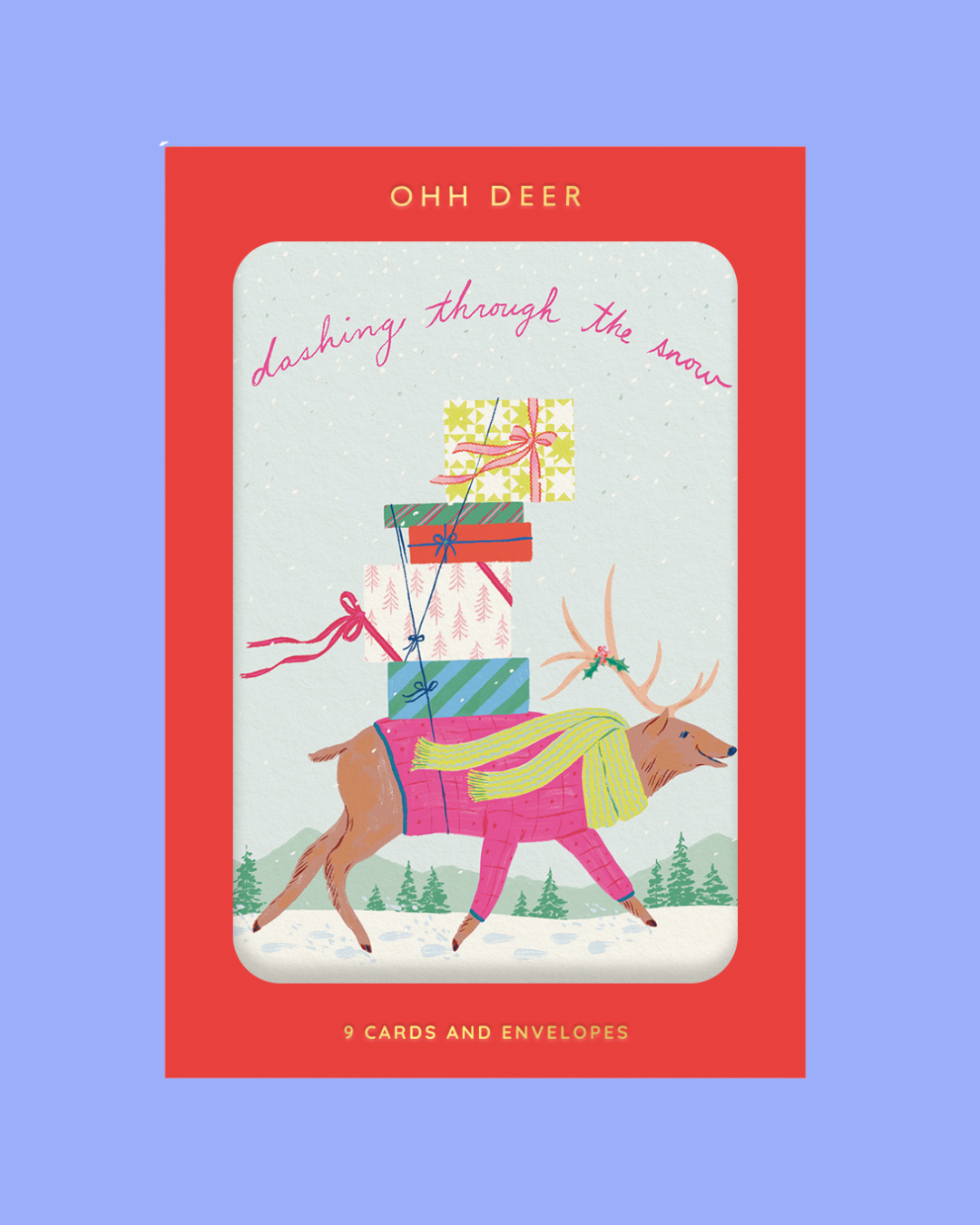 Christmas Critters Boxset of 9 Cards