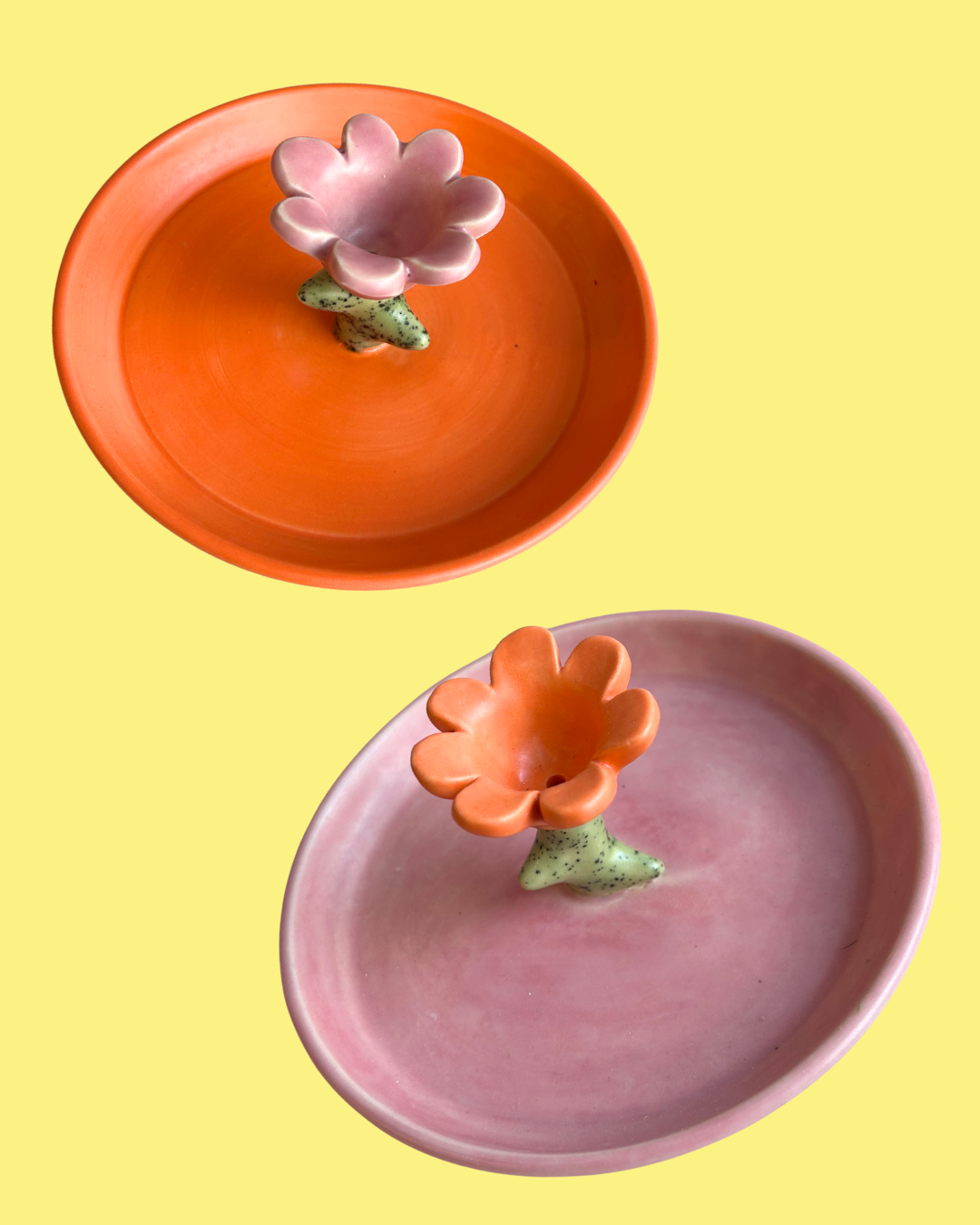 Thorn Floral Candle + Incense Holder