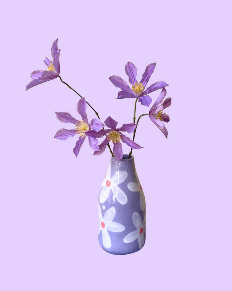 Large Hand-painted Ceramic Vases