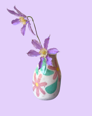 Medium Hand-painted Ceramic Vases