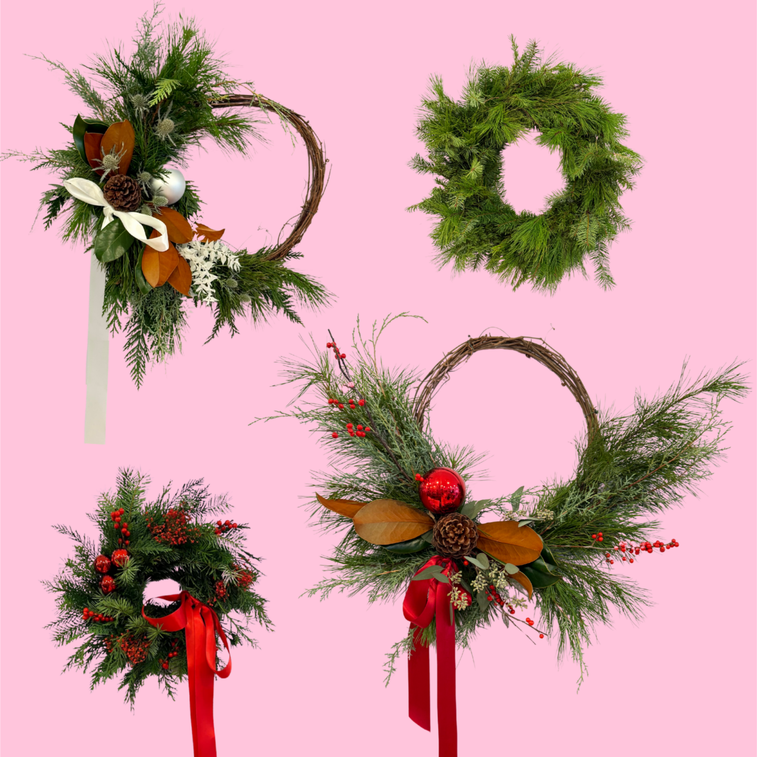 Fresh Holiday Wreath