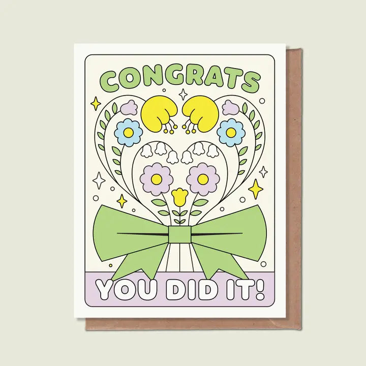 Congrats, You Did It Card