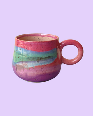 Jewel Toned Ceramic Mugs