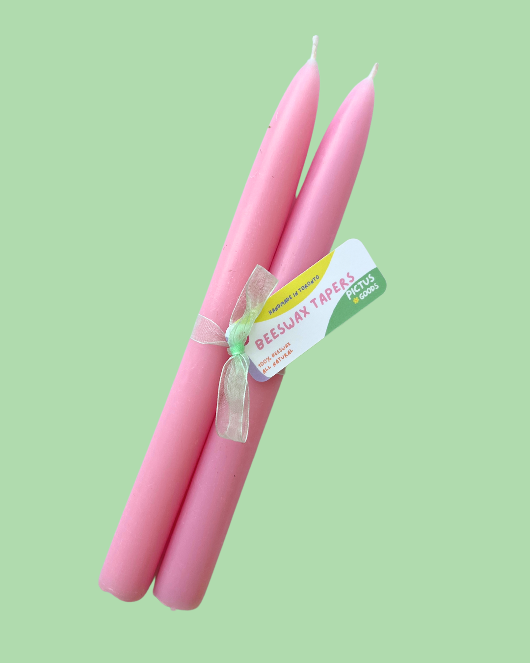 Beeswax Taper Candles