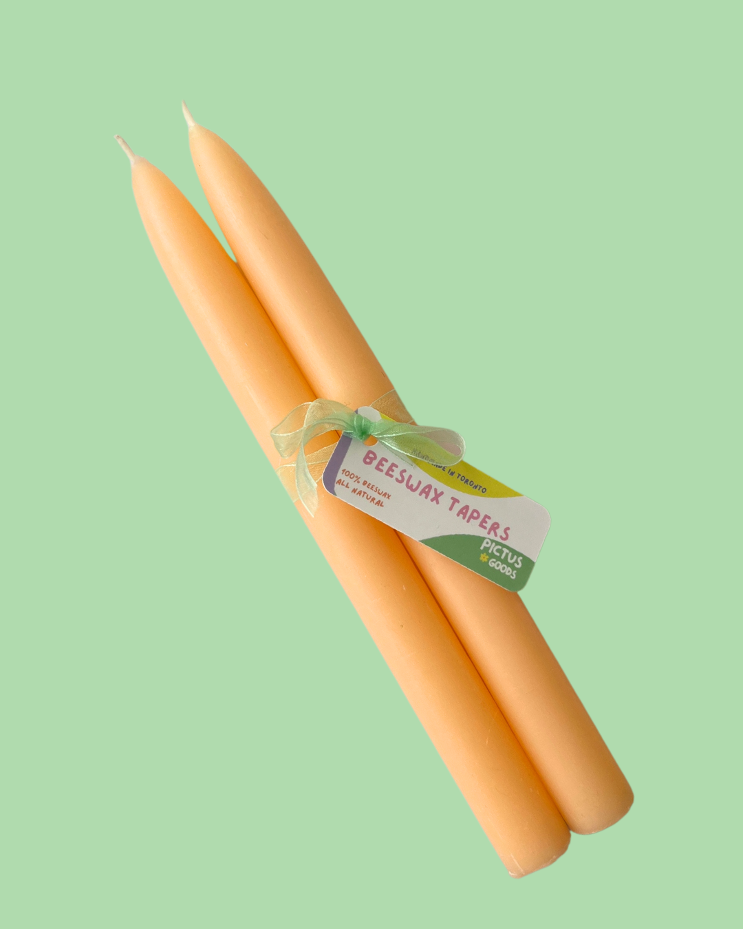 Beeswax Taper Candles