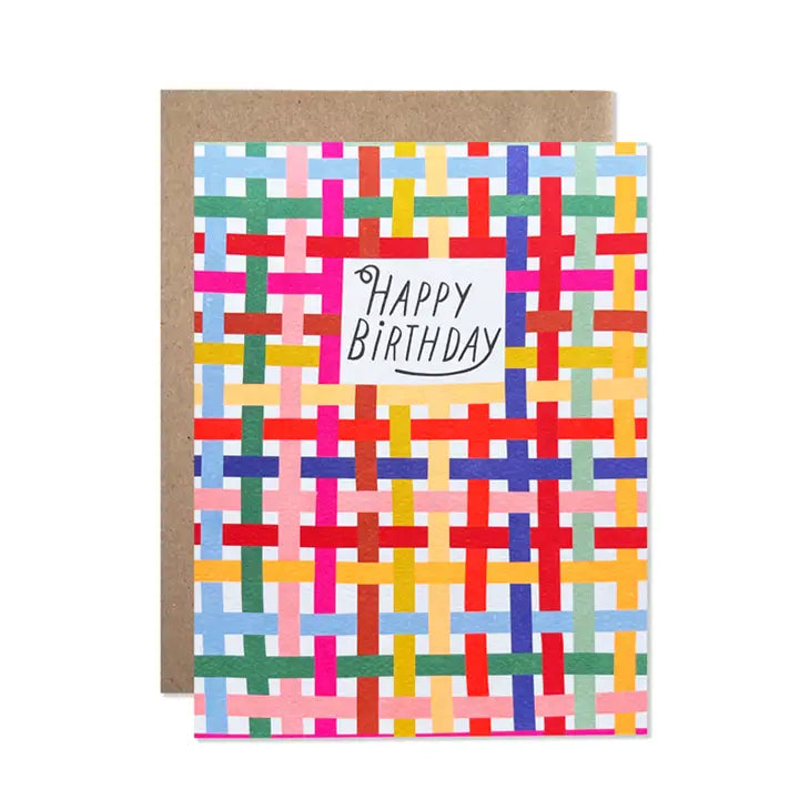 
            
                Load image into Gallery viewer, Plaid Happy Birthday Card
            
        