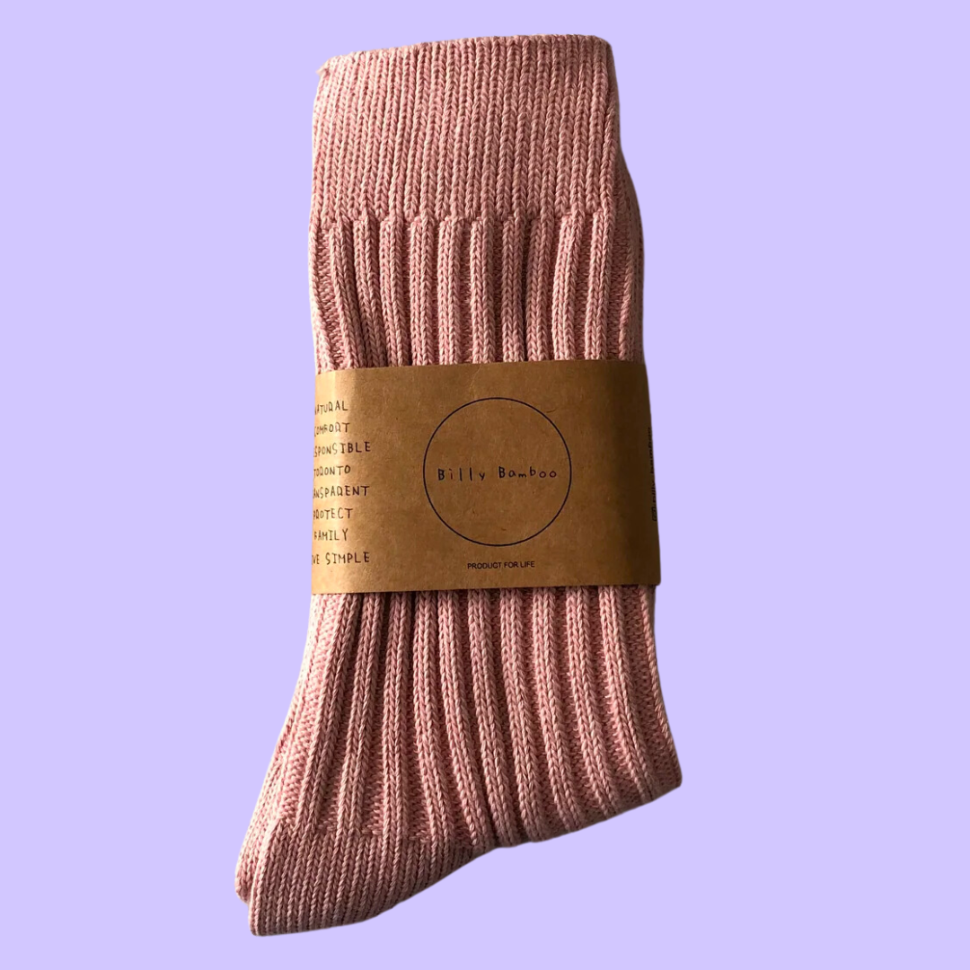 Ribbed Cotton Socks