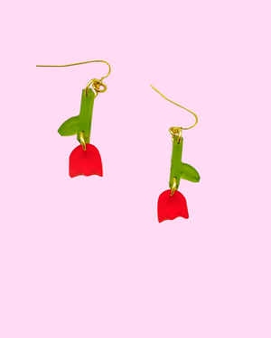 Tulip Drop Earrings