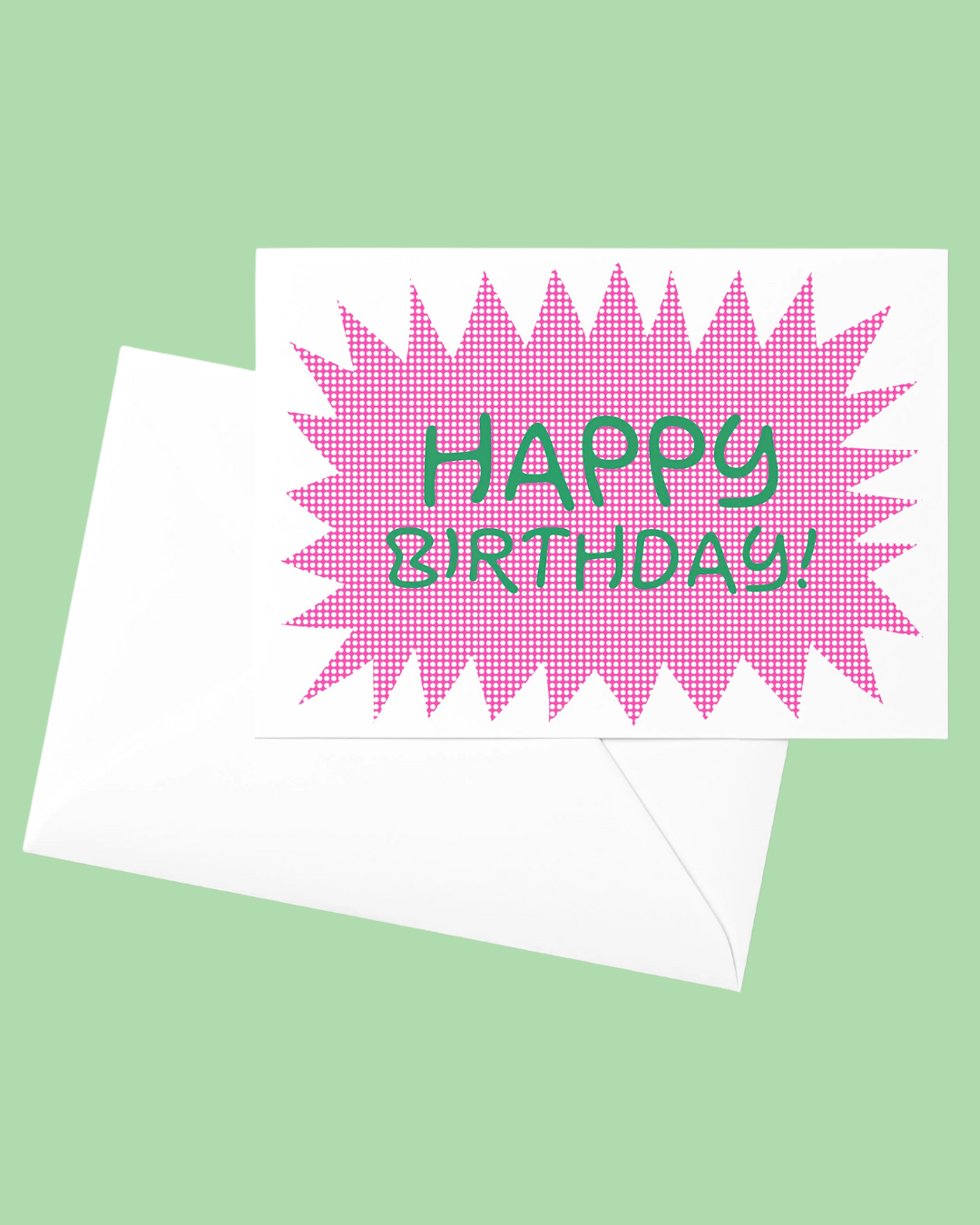 Happy Birthday Starburst Card