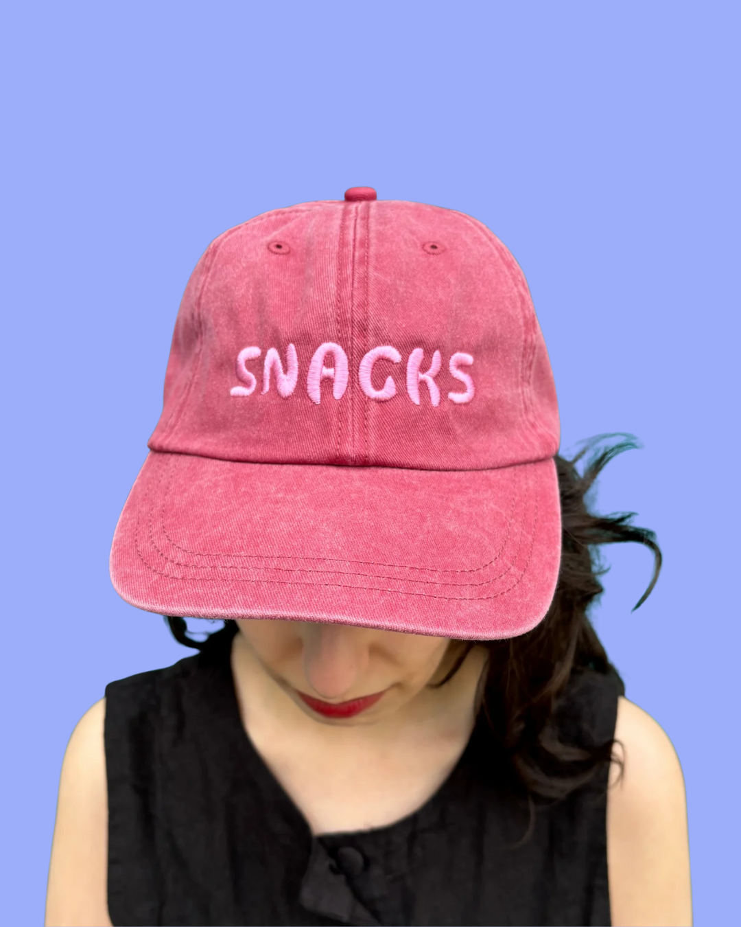 Snacks Embroidered Cap