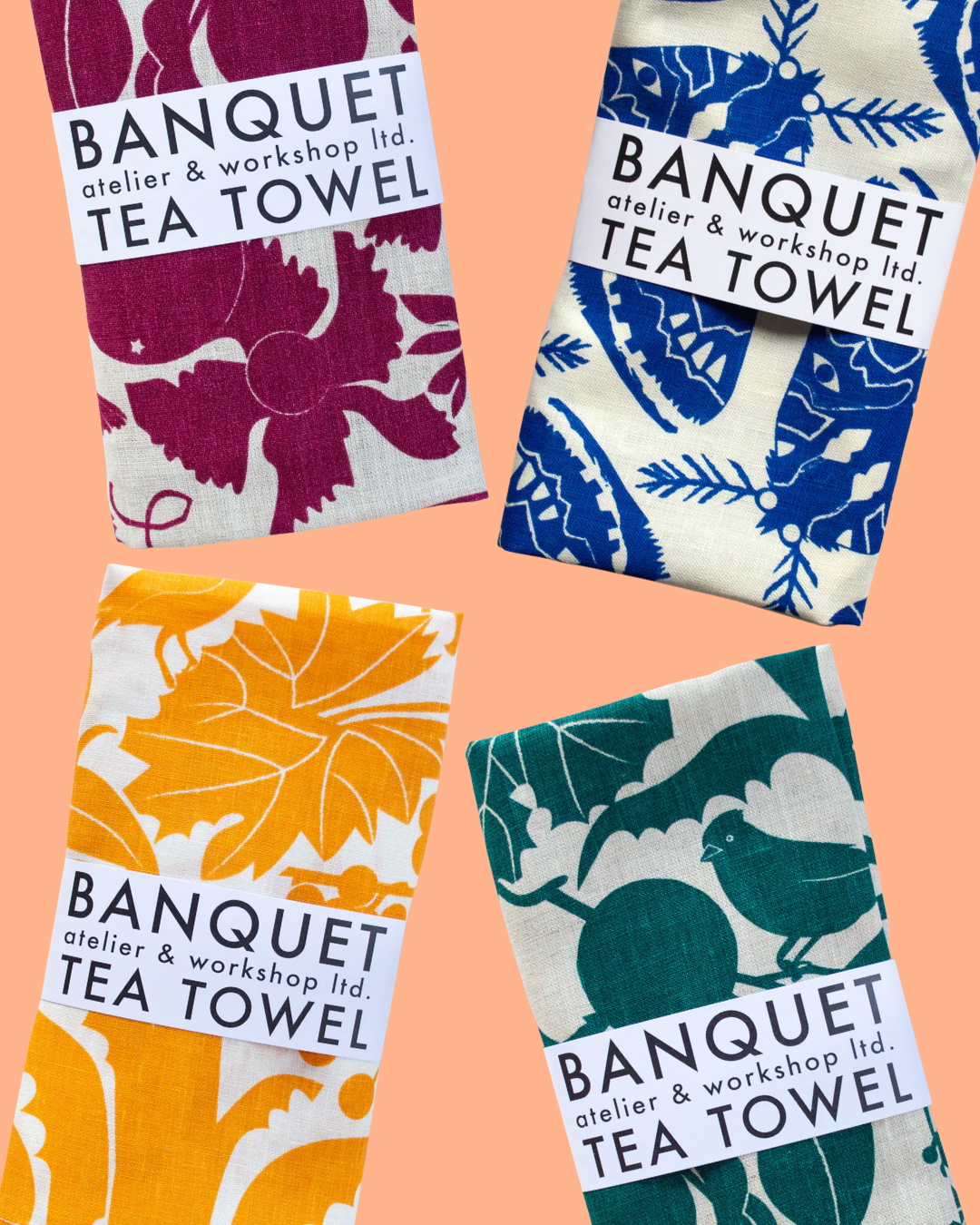 Wildlife Tea Towel