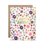 Purple Daisies Birthday Cards