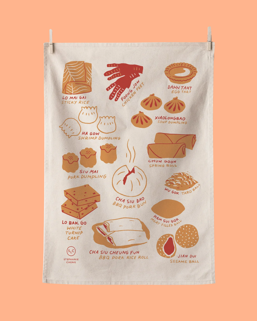 Cute Food Designs Tea Towels