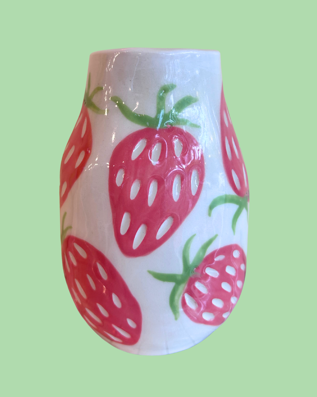 Medium Hand-painted Ceramic Vases