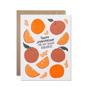 Main Squeeze Anniversary Card