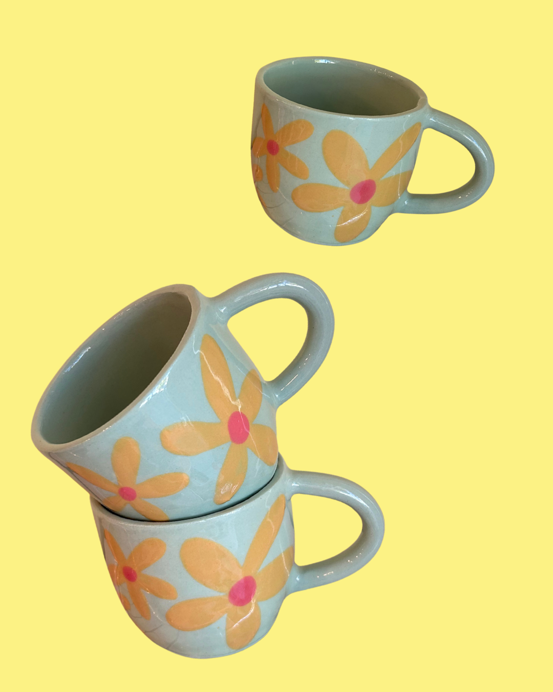 Blue Daisy Mug
