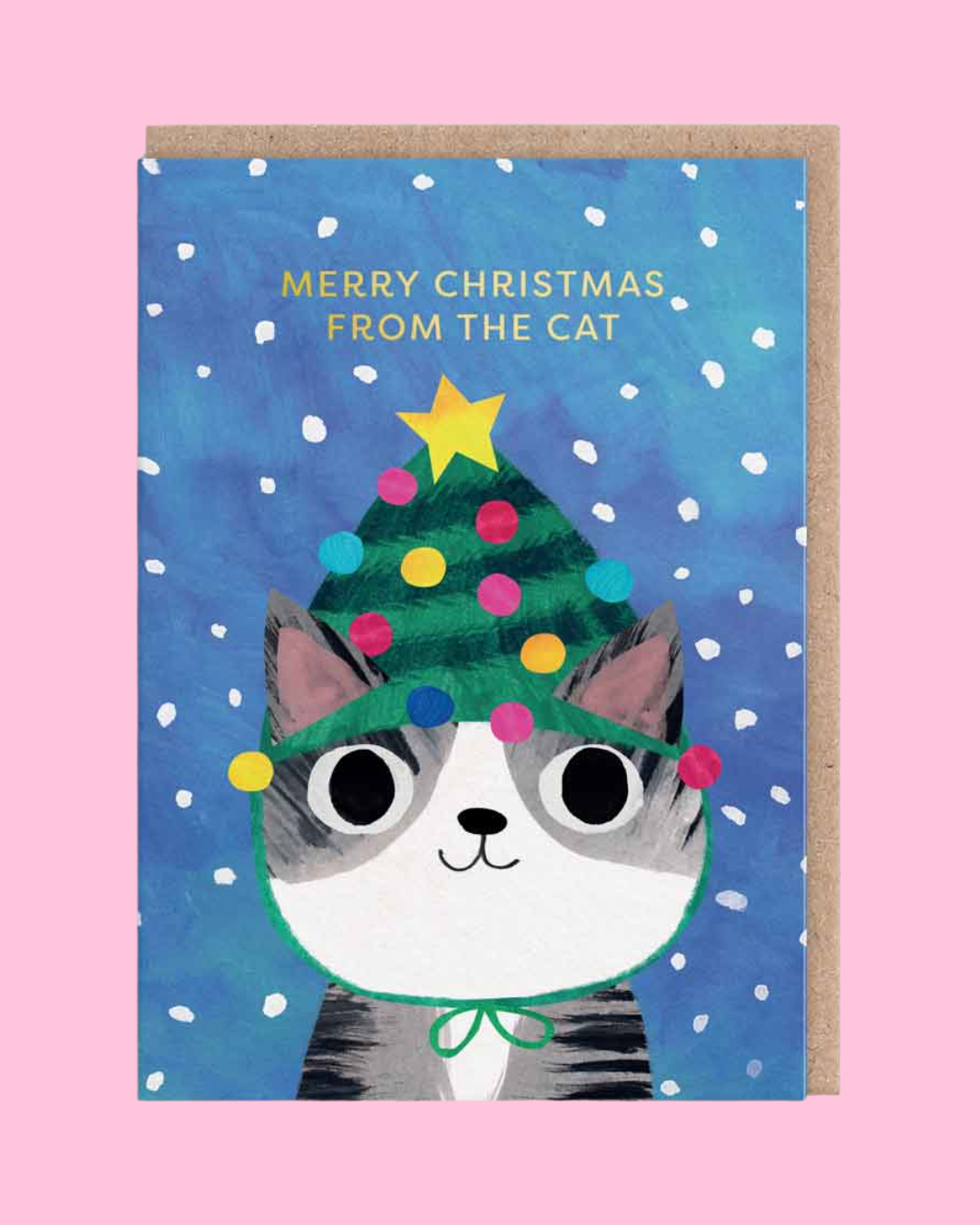 Merry Christmas from the Cat Card