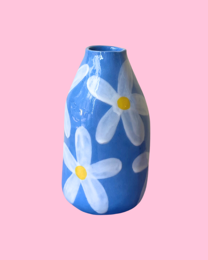 Large Hand-painted Ceramic Vases